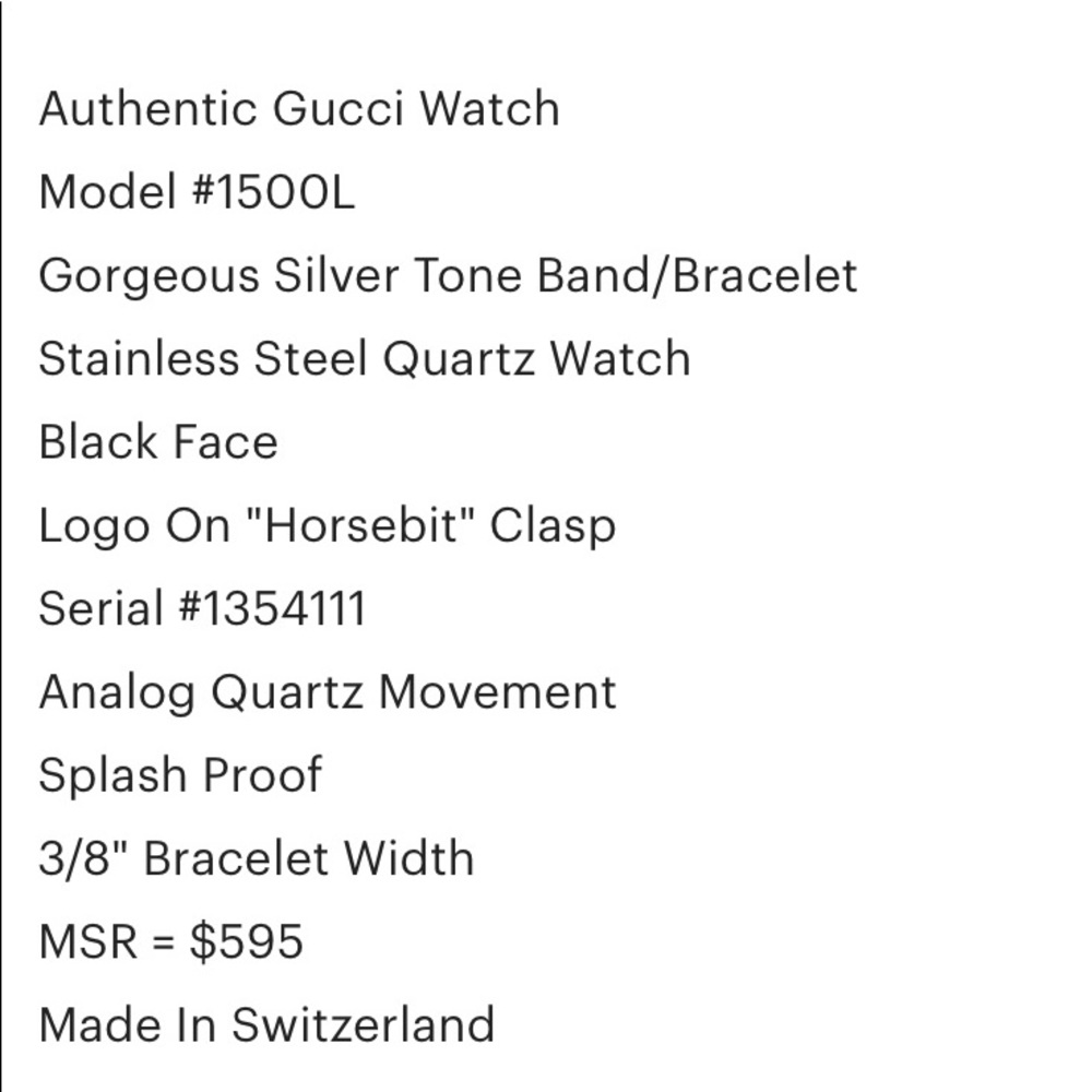 Ladies Gucci watch - Picture 4 of 4